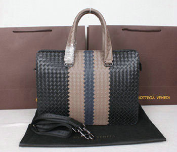Bottega Veneta intrecciato VN briefcase M90008 black